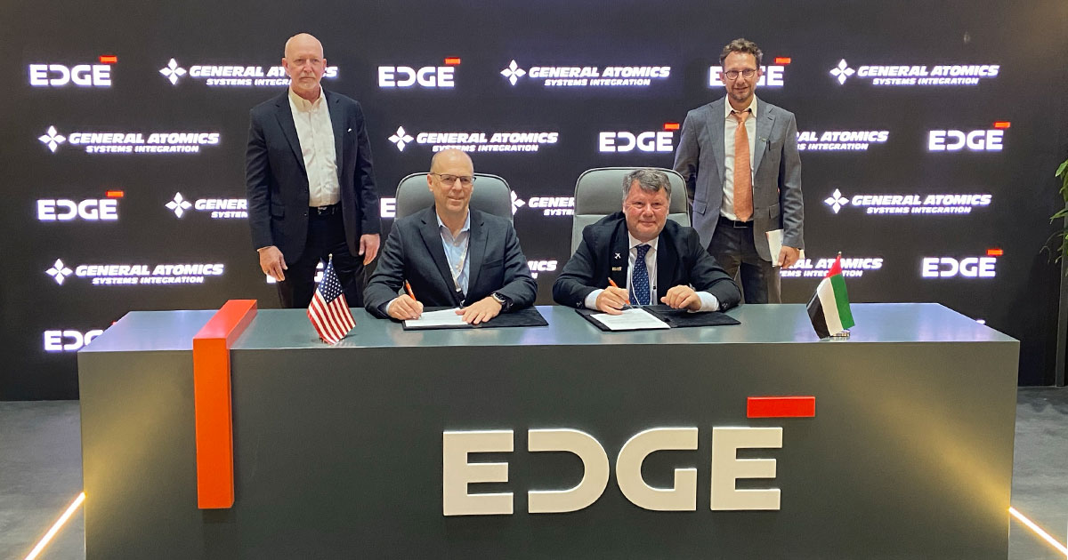 General Atomics and EDGE Establish Partnership To Manufacture, Test and Repair Electromechanical Systems