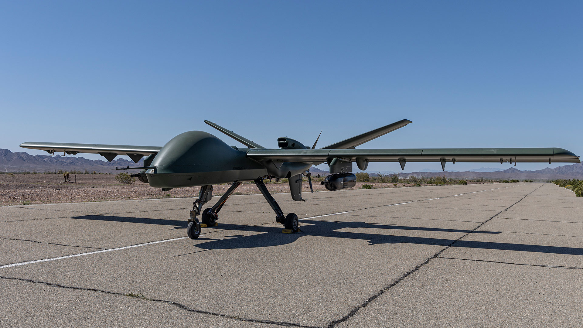MQ-9B SkyGuardian flies across Atlantic for RAF100 event