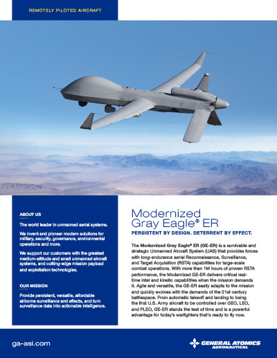 MQ-9B SkyGuardian Data Sheet MQ-9B SkyGuardian Data Sheet